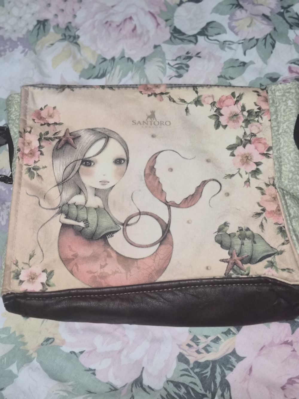 Whimsygoth canvas mermaid messenger bag 🪷